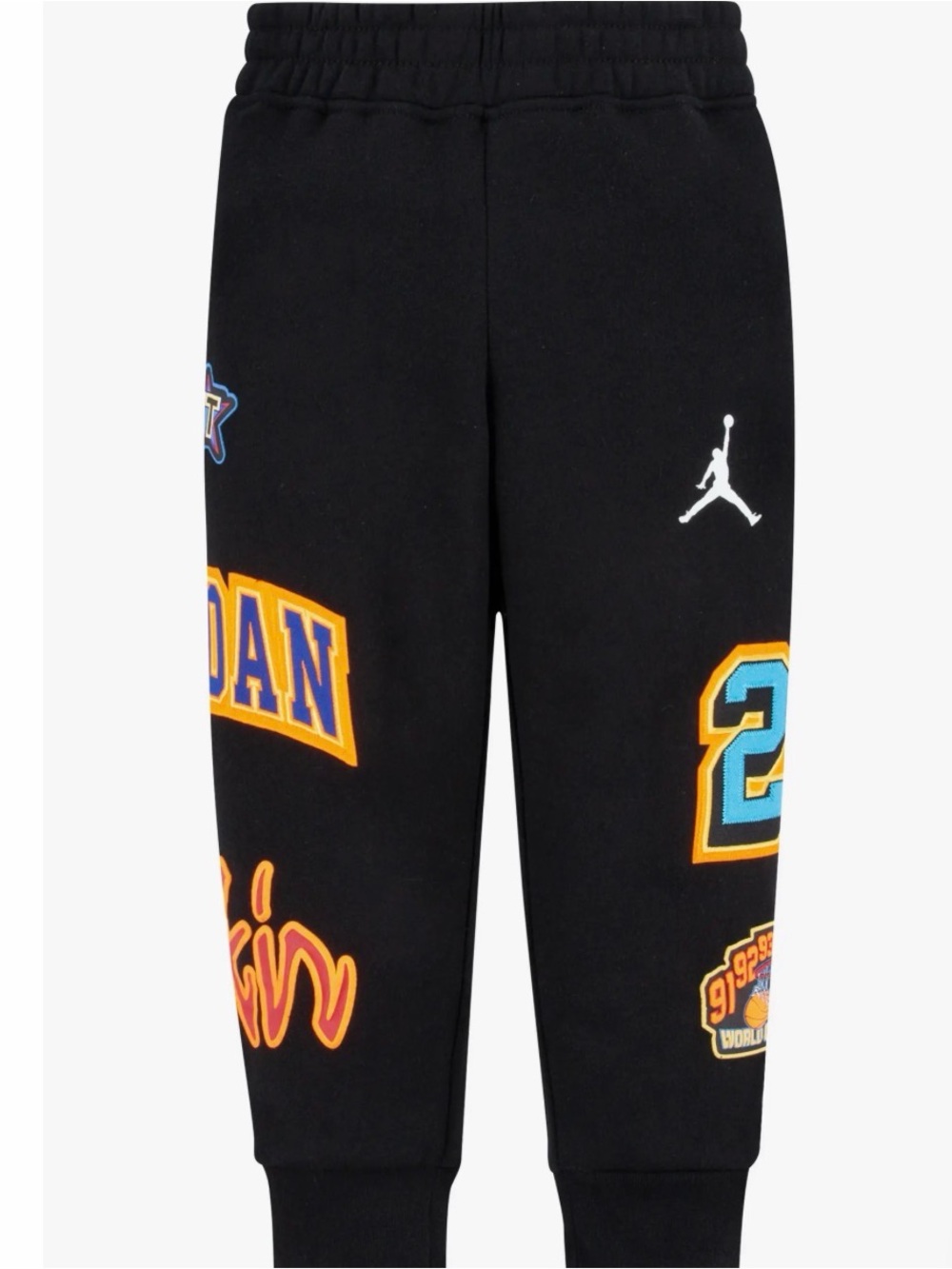 Jordan Kids' Black Patch Jogger Pants